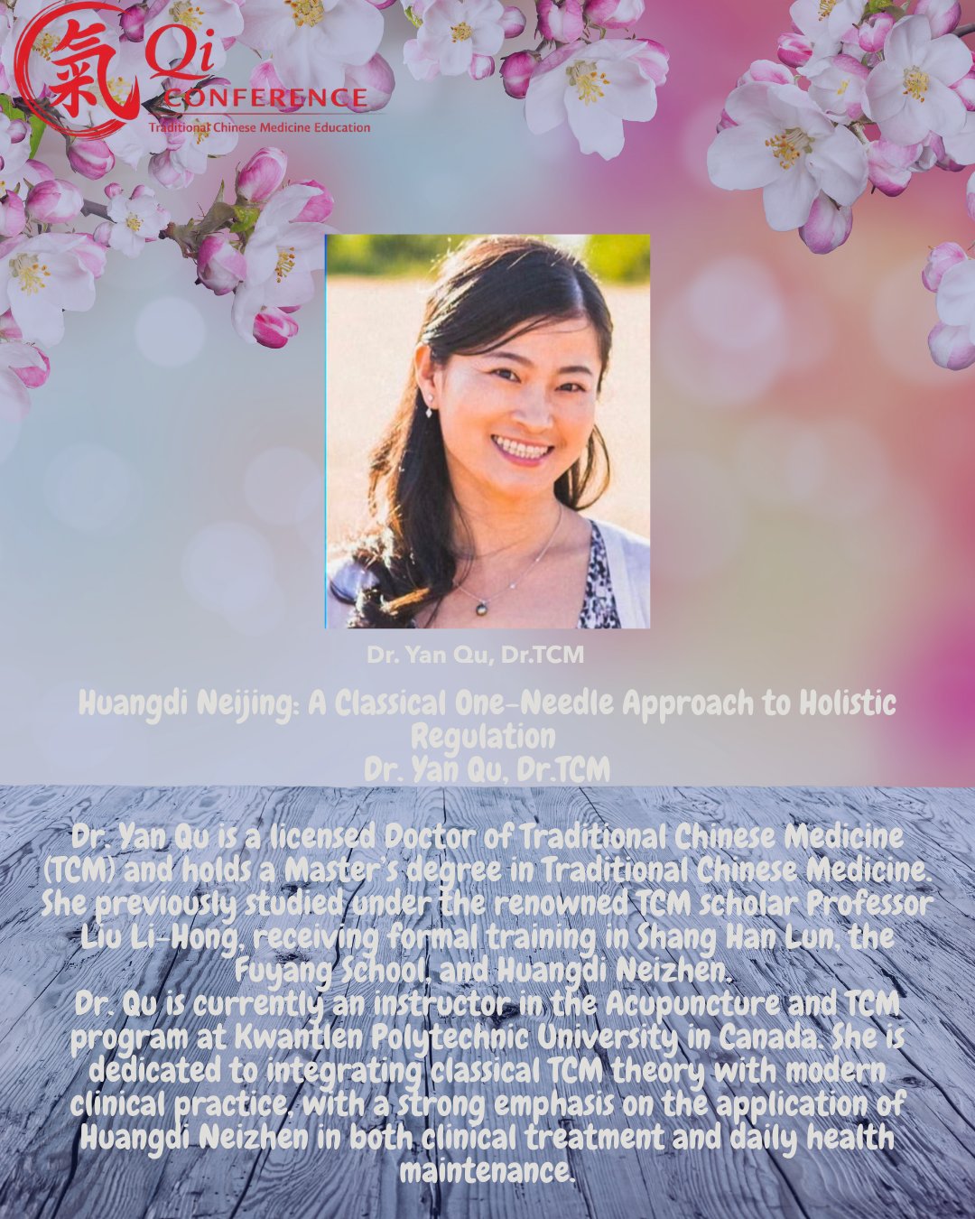 Qi Conference -Huangdi Neizhen: A Classical One-Needle Approach to Holistic Regulation